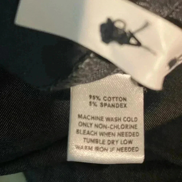 Ann Taylor Loft Julie Chambray Flared Casual Trouser Pants - Picture 7 of 9